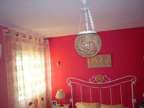 Concurso DIY x4duros'11: La lámpara de Hilos Random light de Ángeles