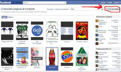 ¿COMO CREAR UNA PÁGINA EN FACEBOOK?