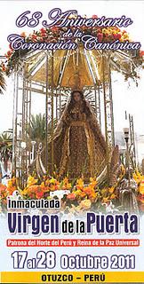 PERÚ: 68º Aniversario de la Coronación Canónica de la Inmaculada Virgen de la Puerta
