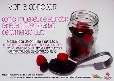 Desayuno-Degustación de Mermeladas de Comercio Justo