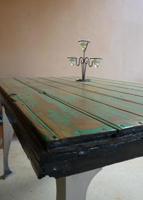 Concurso DIY x4duros'11: La Puerta Reconvertida en mesa de María