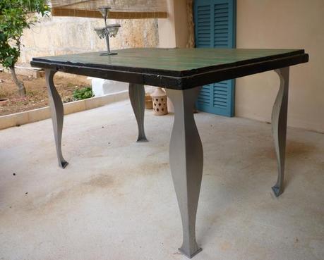 Concurso DIY x4duros'11: La Puerta Reconvertida en mesa de María