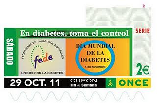 El Día Mundial de la Diabetes, en cinco millones de cupones