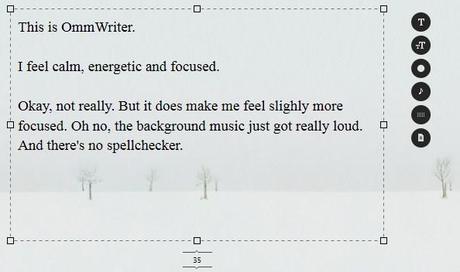 OmmWriter aplicación contra las distracciones OmmWriter aplicación contra las distracciones