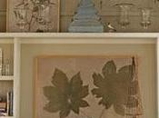 Decorar hojas prensadas