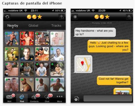 La página de contactos gay, Gaydar incluye mejoras y aplicación para Iphone