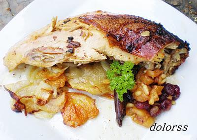 Pollo de corral “sentado” a las 3 especias (Horno de leña)