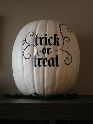 Halloween...blancas y radiantes calabazas