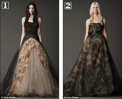 Vestidos de Vera Wang en negro: Halloween con glamour