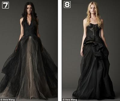 Vestidos de Vera Wang en negro: Halloween con glamour