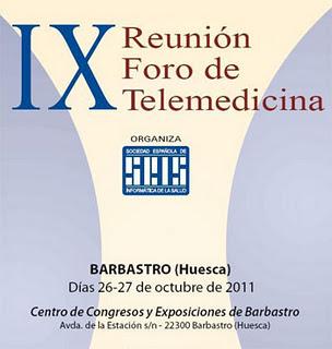 IX Foro de Telemedicina de la Sociedad Española de Informática de la Salud