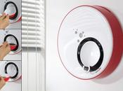 Creativo concepto máquina café