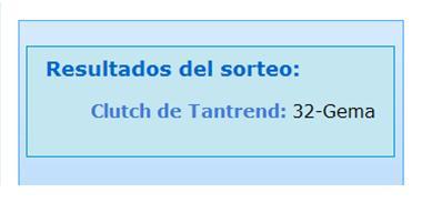 Resultados del Sorteo de Tantrend