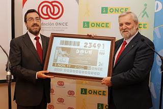 El 20 aniversario de DOWN ESPAÑA, en cinco millones de cupones de la ONCE