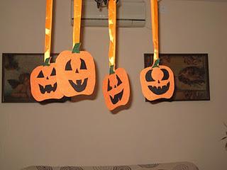 calabazas halloween fieltro