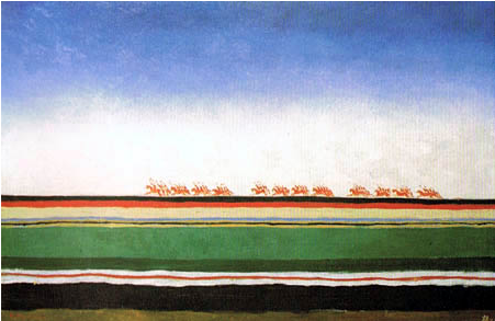 La Caballería Roja. Malevich Clase de historia: una colección privada y la Rusia más intensa