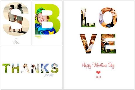 Tarjetas de agradecimiento: Foto + letras en Photoshop