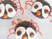 Cupcakes araña halloween