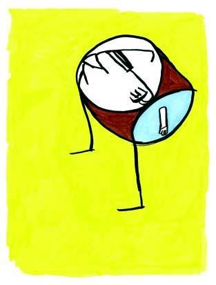 Fernando Renes dibuja ‘Hay un agujero en el cubo’