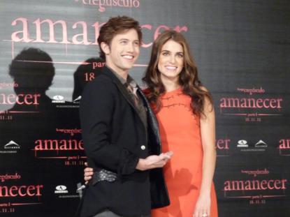 Nikki Reed y Jackson Rathbone en Madrid