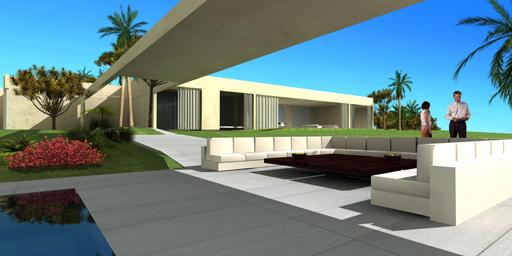 A-cero presenta el proyecto para una villa en Qatar