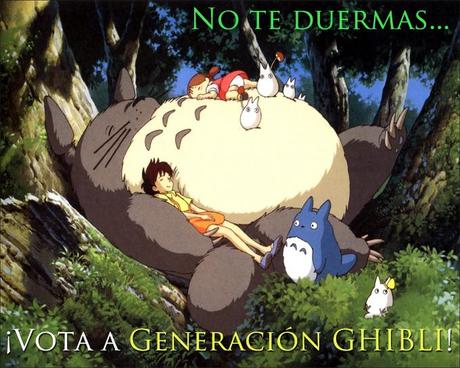 Generación GHIBLI, entre los 100 blogs más votados en los premios #Bitácoras2011 Generación GHIBLI, entre los 100 blogs más votados en los premios #Bitácoras2011