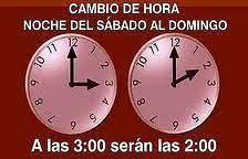 Llega el horario de invierno