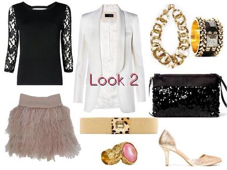 Combinar Falda de Plumas