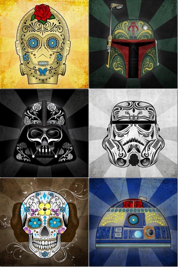 Día de difuntos. Halloween. Día de los muertos en Star Wars (Star Wars Day of the Dead)