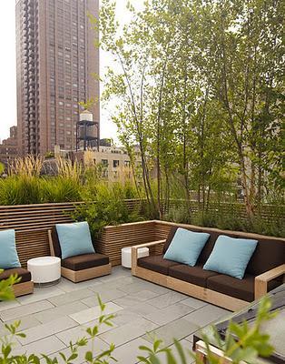 Un jardín al lado de Central Park