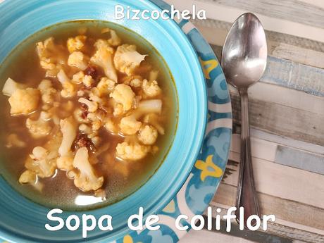 SOPA DE COLIFLOR SOPA DE COLIFLOR