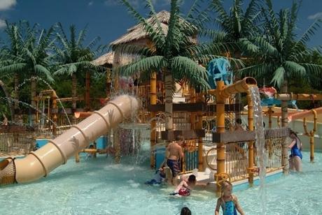 Parque acuático Splash Zone en James Island County Park, Charleston