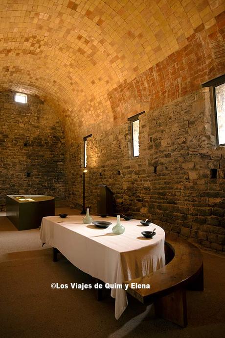 El comedor del Monasterio de Sant Pere de Casserres