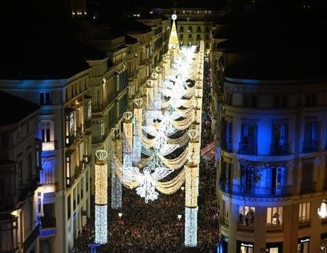 Luces de Navidad Málaga 2022