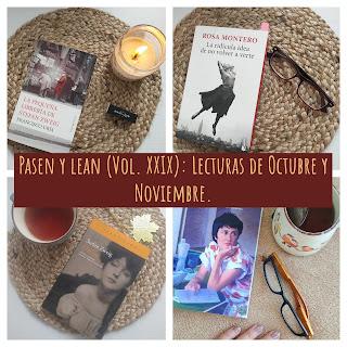 Pasen y lean (Vol. XXIX): Lecturas de Octubre y Noviembre.