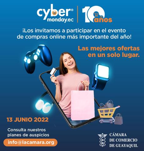 Mensaje sobre Cyber Monday en Ecuador