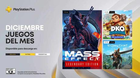 Confirmado: Mass Effect Legendary Edition, Divine Knockout: Founder’s Edition y Biomutant en PlayStation Plus para diciembre Confirmado: Mass Effect Legendary Edition, Divine Knockout: Founder’s Edition y Biomutant en PlayStation Plus para diciembre
