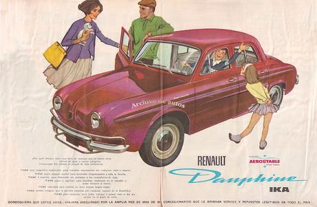 Renault Dauphine fabricado por IKA en el año 1962