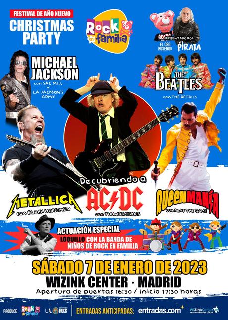 Rock en Familia, 7 de enero de 2023 en el WiZink Center