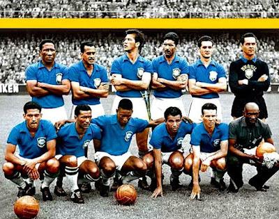 Pele y la Copa Jules Rimet en 1958 Pele y la Copa Jules Rimet en 1958