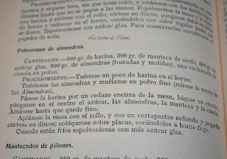 Polvorones de almendra, canela y anís