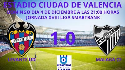 LEVANTE UD 1-0 MALAGA CF LEVANTE UD 1-0 MALAGA CF