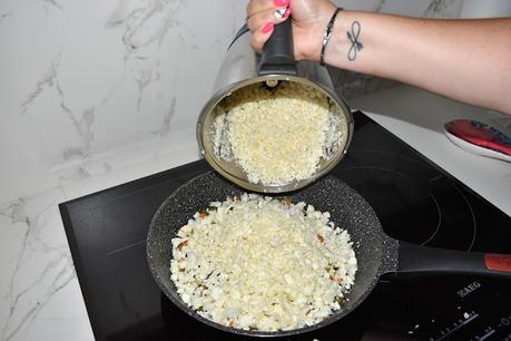 Falso Cuscús con coliflor y verduras Falso Cuscús con coliflor y verduras