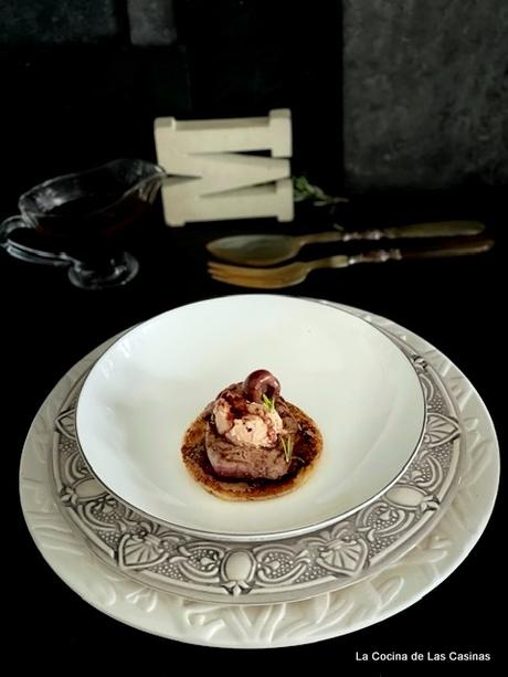Tournedó Rossini y Portobello en Salsa de Oporto byJose,  Marquesa de Parabere #CookingTheChef