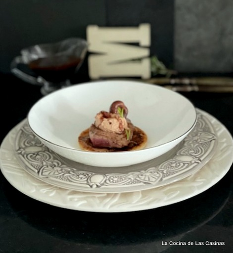 Tournedó Rossini y Portobello en Salsa de Oporto byJose, Marquesa de Parabere #CookingTheChef Tournedó Rossini y Portobello en Salsa de Oporto byJose, Marquesa de Parabere #CookingTheChef