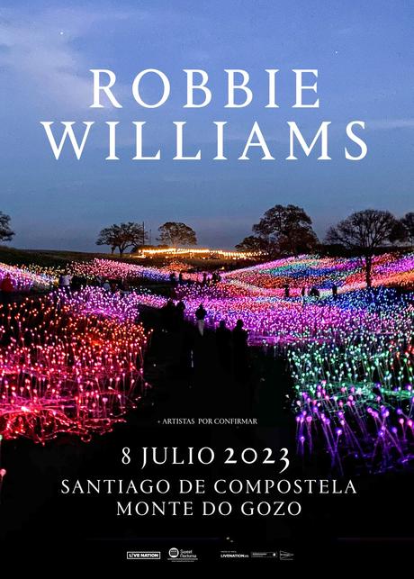 Robbie Williams, el 8 de julio de 2023 en Santiago de Compostela