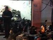 ejecutan taller motos avenida Fleming