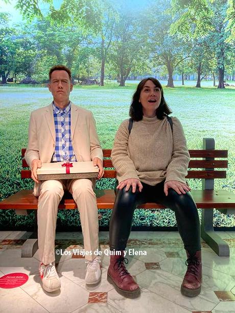 Elena con Forrest Gump