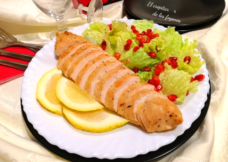 SOLOMILLO DE PAVO AL HORNO CON SALSA DE LIMÓN SOLOMILLO DE PAVO AL HORNO CON SALSA DE LIMÓN