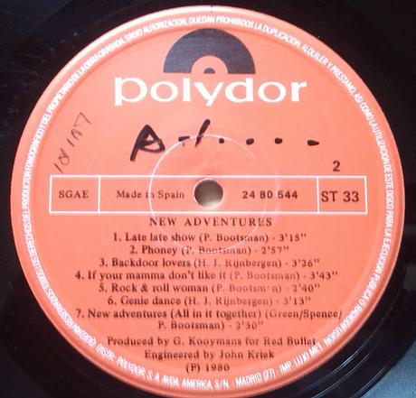 New adventures -New adventures Lp 1980
